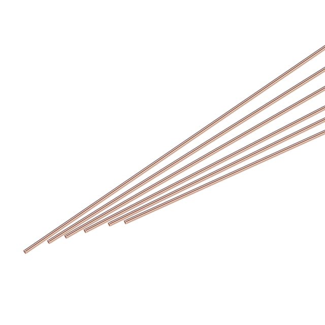 6Pcs Varillas de Soldadura de Cobre, Soldadura de Cobre Fosforado, Varilla de Soldadura de Baja Temperatura 1/8"x10" para Reparación de Cobre