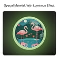 thumbnail image 2 of Flamingo Fluorescent Drawer Pulls with Screws - Round 4-Pack - Glow-in-the-Dark Knobs - Suitable for Cabinets, Wardrobes, Dressers - Furniture Decor - Door Handles, Drawer Hardware, 2 of 6
