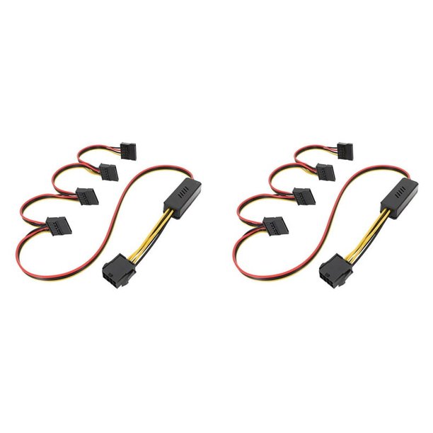2X Cable de CPU de Placa Base de 8 una Disco Duro Cable de Fuente de AlimentacióN de CPU de 8 una Disco Duro SATA Cable de Disco Duro de 12 V una SATA
