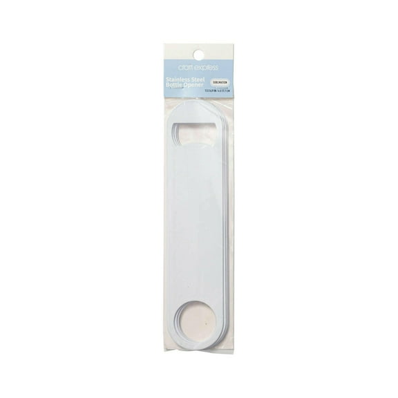 Craft Express 4-Pack White Bottle Openers – Sublimation Bar Tool Blanks