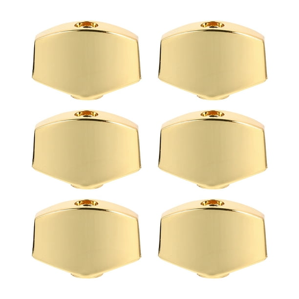 Guitar Tuner Buttons Tuning Handle Caps Pegs String Acoustic Handles Square Bass Metal Machine