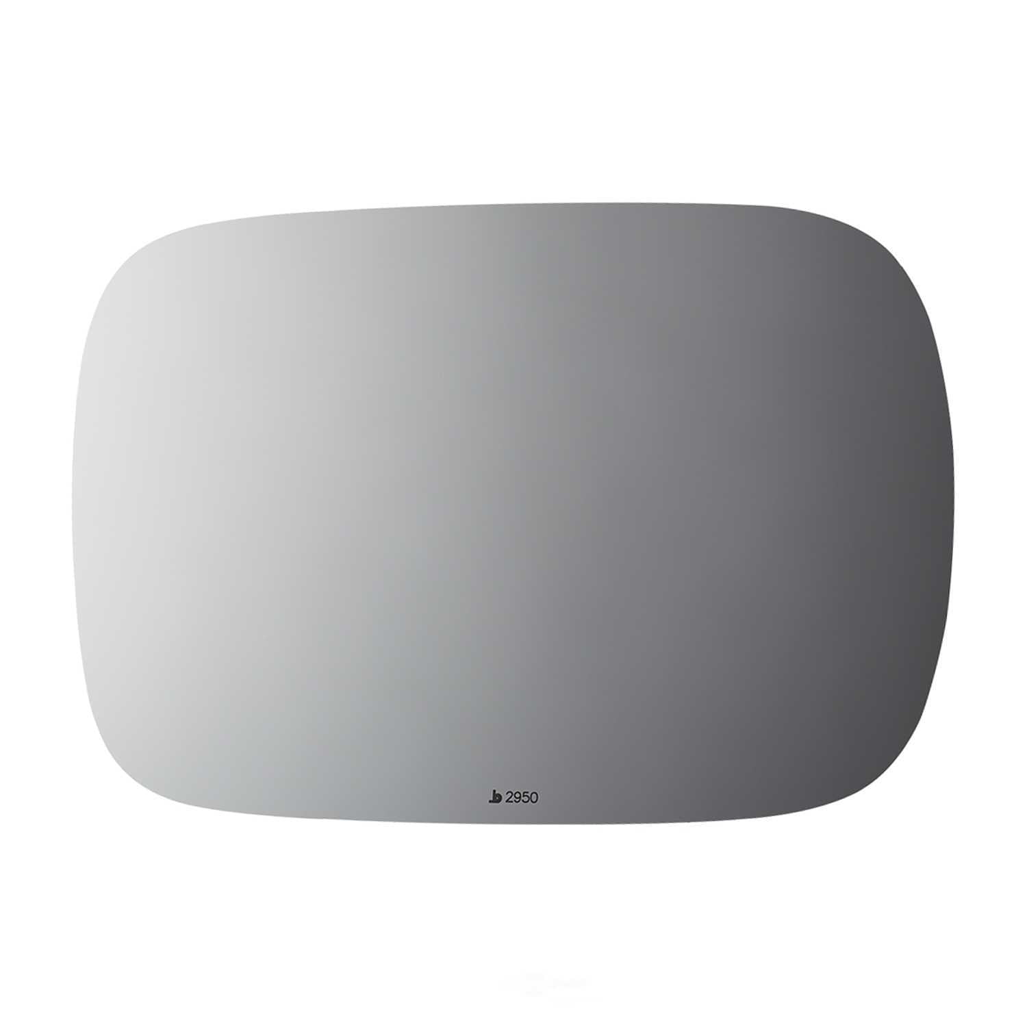 Burco Side View Mirror Replacement Glass - Clear Glass - 2950