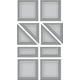 Spellbinders Shapeabilities Die D-Lites By Lene Lok-Quilt It-Half Square Triangle Quilt – image 2 sur 4