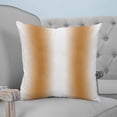 thumbnail image 4 of 14x14 Pillow Covers Set of 2, Burnt Orange White Ombre Throw Pillow Covers Decorative Couch Cushion Case, Modern Abstract Art Farmhouse Gradient Microfiber Square Pillowcases for Bedroom Living Room, 4 of 7
