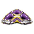 thumbnail image 4 of Airhead Turbo Blast 3 Person 81" x 107" Inflatable Boat Towable Water Inner Tube, 4 of 12