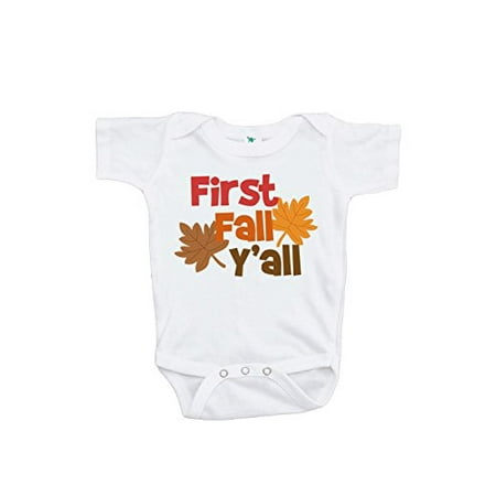 

Custom Party Shop Baby Boy s First Fall Y all Onepiece Orange and Brown