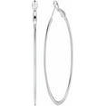 thumbnail image 4 of 90mm(3.5'') Large Circle Endless Hoop Earrings Hypoallergenic Extra Big Round Huggie Hoops Earring Minimalist Hooped Christmas Jewelry Gifts for Women, 4 of 11