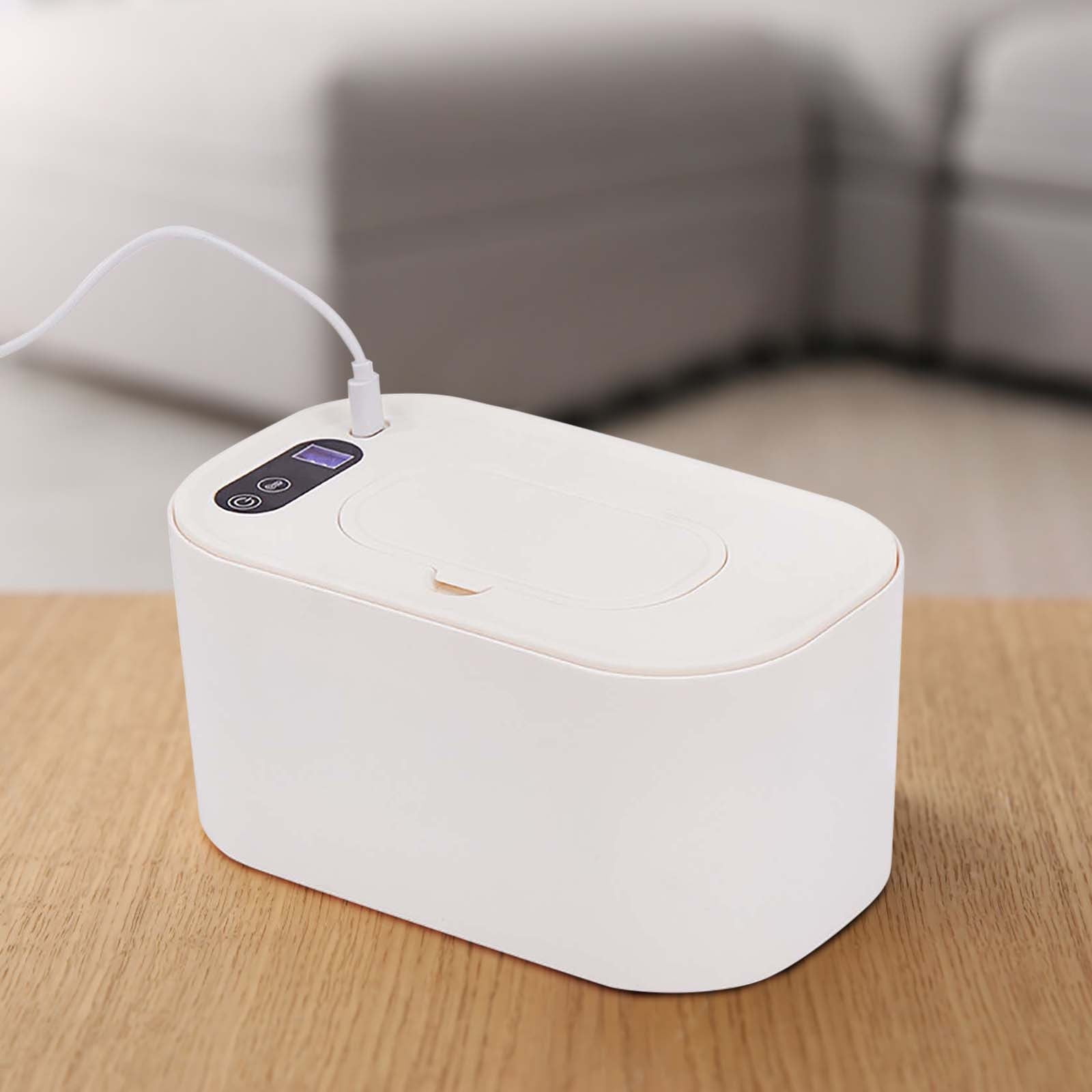 Arestory Baby Wipe Warmer and Baby Wet Wipes Dispenser, 5 Modes of Temperature Heating Control Portable Diaper Wipes Warmer for Newborn Baby, Baby Shower Gifts White