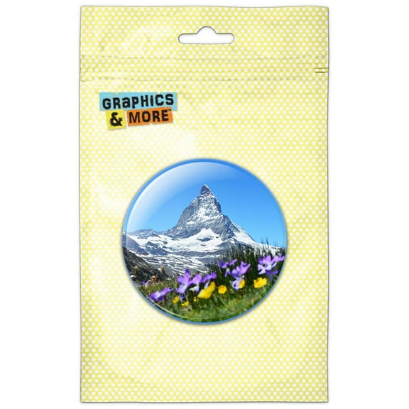 Matterhorn Alps Refrigerator Button Magnet