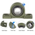 thumbnail image 4 of Uxcell 2pcs UCP205-16 Pillow Block Bearing 1" Cast Iron Base Chrome Steel Mounted Ball Bearing Self Aligning, 4 of 6