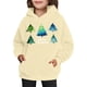 thumbnail image 4 of Sudadera con capucha para niñas y niños, sudadera de manga larga con cuello redondo y estampado de moda, jersey con bolsillo, sudadera de poliéster para niñas, 4 of 8