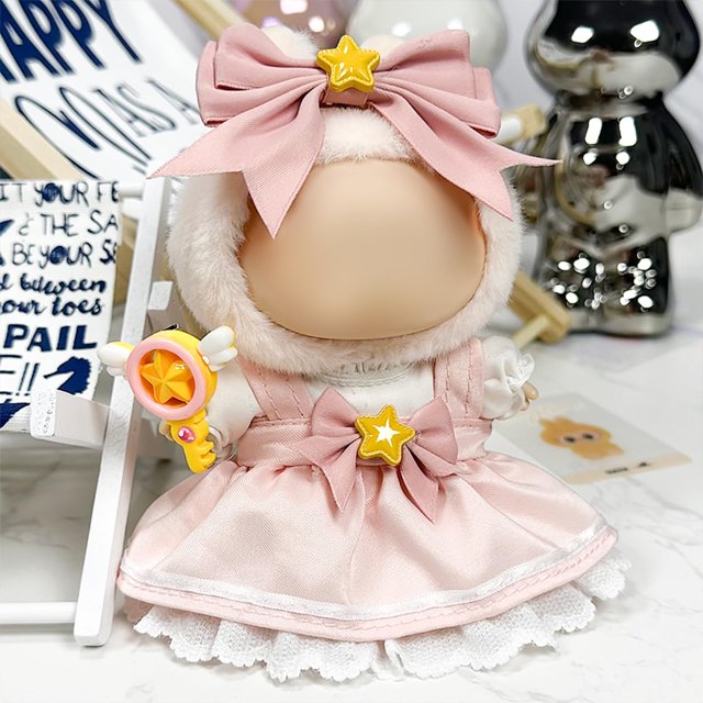 Set de ropa para muñecas de 17 cm, atuendo inspirado en Lolita gótica