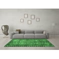thumbnail image 3 of Ahgly Company Indoor Round Persian Emerald Green Traditional Area Rugs, 7' Round, 3 of 4