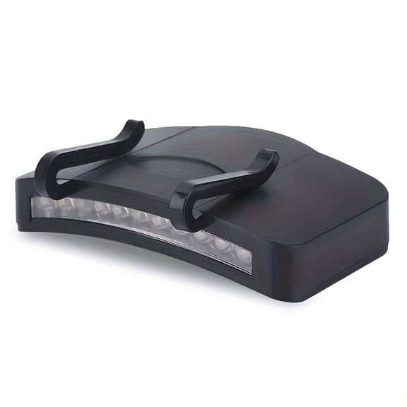 Clip-on Headlamp, Hat-Brim Clip Light, Black, Splash-Resistant, Suitable for Hats, Hunting, Camping, Fishing, Hiking