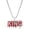Silver, variant on KING Pendant Necklace for Men – Stainless Steel Iced Out Dripping Letter Pendant with CZ Diamonds – Hip Hop Bling Chain, Durable, Fade-Resistant, Urban Streetwear Jewelry (Silver, King Drip)