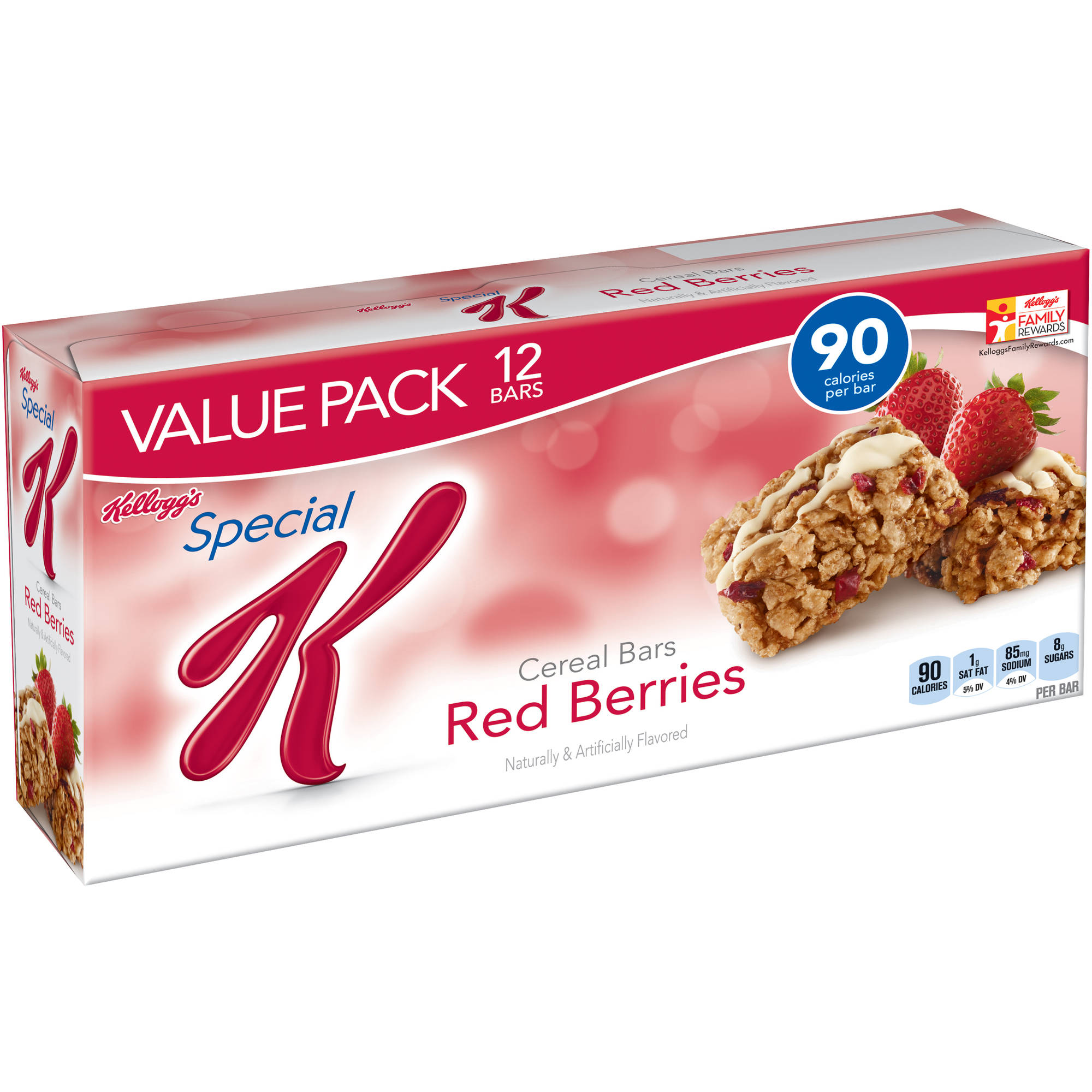 Bar value. Special k. special k protein redberries. cereal bar. strawberry cereal.