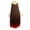2H200C, variant on 24Inch Synthetic One Piece Clip in Hair Extension Long Straight Ombre Brown Red Pink Hairpiece for Women
