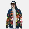 thumbnail image 4 of Easygdp Summer Birds and Flowers Lightweight Long Sleeve Sun Shirt Sports long-Sleeved Sun Protective Clothing, Quick Drying Breathable - X-Large, 4 of 9