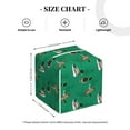 thumbnail image 4 of Lsque Duck Mallard Flying Pose Printed Tissue Box Cover Holder, Facial Paper Organizer Dispenser,Square with Bottom Belt, PVC Leather Decorative Organizer, 4 of 8