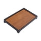 thumbnail image 4 of Bandeja de té de bambú, bandeja para servir té, accesorio decorativo resistente para té, plato compacto para aperitivos, mesa de té Gongfu para casa d 30 cm x 19 cm x 4 cm, 4 of 9