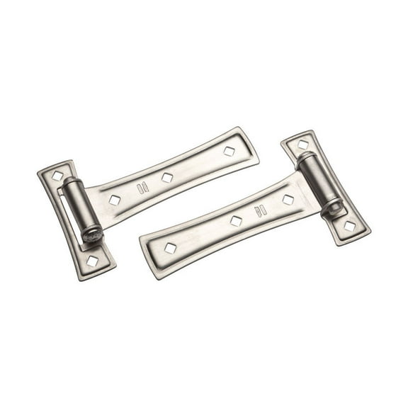 National Manufacturing 5006362 7 in. Ornamental T Hinge, Satin Nickel pack of 3