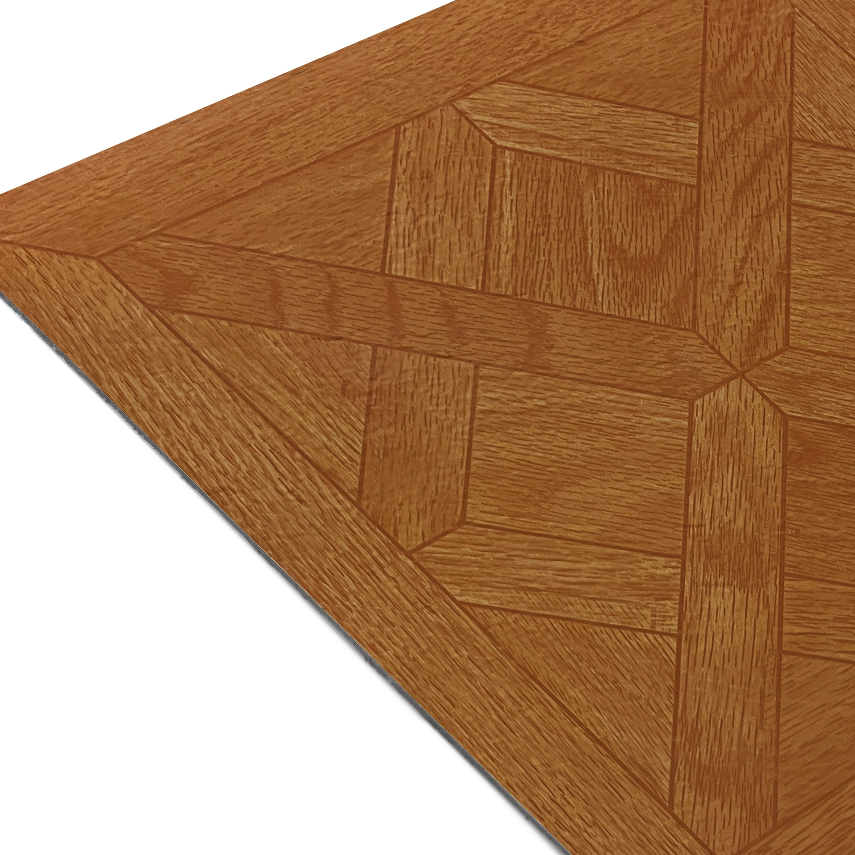 Achim 12"x12" 1.2mm Peel & Stick Vinyl Floor Tiles Classic Parquet Oak