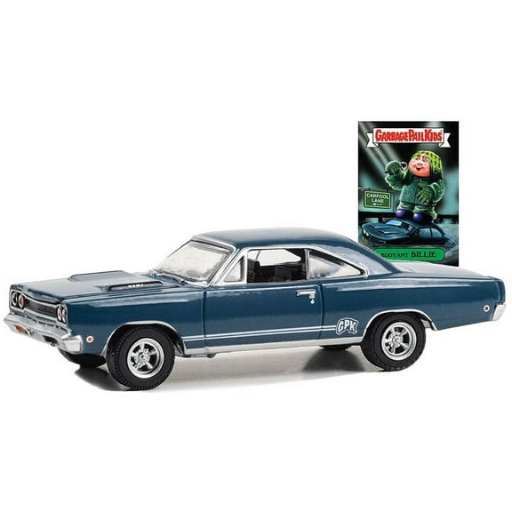 Greenlight Collectibles Garbage Pail Kids Series 5 - 1968 Plymouth HEMI GTX (Buoyant Billie)