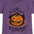 thumbnail image 3 of The Nightmare Before Christmas - All Hail Pumpkin King - Toddler And Youth Girls Short Sleeve Graphic T-Shirt, 3 of 5