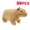 30 pcs, variante sur Reallilfe Capybara Jouet en Peluche Mignon Brun Capybara Poupée en Peluche Duveteuse Animaux en Peluche Cadeau d'Anniversaire pour Garçons Enfants 18cm 5 Pcs