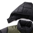 thumbnail image 3 of GaThRRgYP Mens Plus Size Jackets,Big Mens Coats and Jackets,Men's Thin Jacket Sports Windbreaker Long Sleeve Hooded Outwear Jackets Army Green XXL, 3 of 3