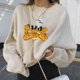 thumbnail image 4 of Sudaderas de Halloween Yinane de dibujos animados caída moda fácil camisas de manga larga con capucha para mujer Diez calabazas S, 4 of 7