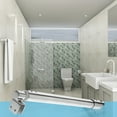 Gong Shower Glass Wall Support Frameless Shower Door Fixed Bar Support for 812mm Glass
