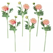 Set of 6 Dusty Pink Dahlia Artificial Floral Sprays 23"