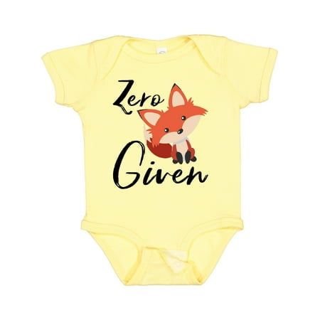 

Inktastic Zero Fox Given Gift Baby Boy or Baby Girl Bodysuit