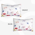 thumbnail image 2 of Lsque Meadow flowers with butterfly Pattern Pillow Case – Soft & Cozy Throw Pillow Cover, Hypoallergenic Cushion Case for Sleeping Women with Envelope Closure-20"x30", 2 of 6