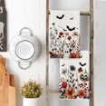 thumbnail image 2 of Sm:)e Ghost Pumpkins Bats Floral Spooky Halloween Kitchen Towels Dish Towels, 18x26 Inch Jack-O'-Lantern Decoration Hand Towels Set of 2, 2 of 6