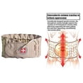 thumbnail image 5 of Khaki Lumbar Support Relief Back Pain Lower Back Support Device Ribbon Pump, 5 of 5