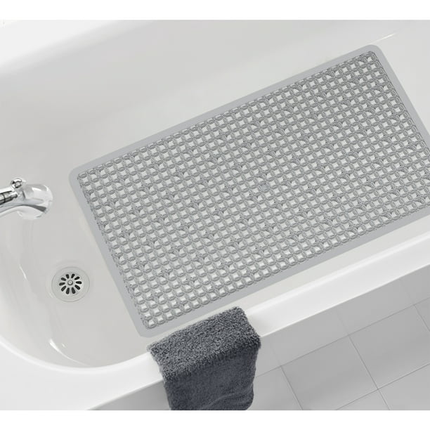 Slip Resistant Ring Textured Bath Mat, 27 Inch Wide Bathtub
