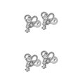 thumbnail image 1 of Qarigey 2pcs Dermal Tops and Base Jewelry Steel Titanium Type1 NO1, 1 of 1