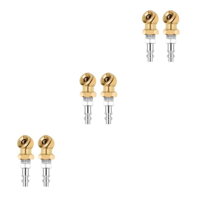 Scienceny Conector de válvula de aire portátil de 2 piezas inflado rápido y sin complicaciones ampliamente fácil de duradero 12*8cm 2 uds Type1 NO1