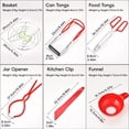 thumbnail image 2 of 6-Piece Home Canning Tool Set - Jam & Jelly Making Kit with Jar Lifter, Funnel & Tongs, 2 of 2