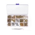 thumbnail image 1 of 254pcs/lot Kit For Back Plate Mount Assortment With Storage Box For Electric Guitar Diy Tools, Gold, 1 of 5