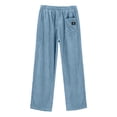 thumbnail image 6 of Men's Corduroy Pants Ribbed Texture Straight Leg Retro Streetwear Casual, 6 of 9