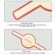 thumbnail image 3 of Yuarrent Alfombrilla para hornear de fibra de vidrio de silicona antideslizante antiadherente resistente al calor pan pastelería amasar Type10 NO10, 3 of 6