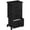 Black, variant on edx Rolling Nightstand with Wheels, 3 Drawer Fabric Storage for Bedroom, Entryway, Closets, Office, Gray