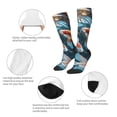 thumbnail image 3 of KLL Cute Koi Fish Serenity Print Cool Socks Men's Women's Crew Socks Funny Crazy Novelty Stockings, 3 of 6