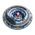 thumbnail image 2 of Cififendec Christmas Round Area Rug, 31.5", Large 3D Visual Illusion Floor Mat with Santa Print Non Slip Base for Fireplace Side Festive Floor Styling, 2 of 6