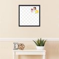 thumbnail image 3 of PinPix 20x20 Custom Cork Bulletin Board Diamond Modern Pattern Grey White Poster Board Has a Fabric Style Canvas Finish, Framed in Diamond Modern Pattern Grey White, by ArtToFrames (PinPix-1803), 3 of 5