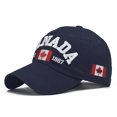 thumbnail image 2 of CANADA baseball cap, unisex, Canadian baseball cap, pure cotton, versatile duckbill cap, 2 of 5