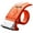 Orange, variant on Heavy Duty Wide Tape Dispenser Holder for Carton Sealer - 16.5*5.5cm, Suitable for Various Tape Sizes, Ergonomic Handle, Durable Construction, Easy Installation